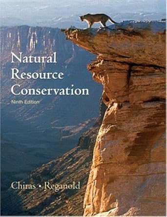 natural resource conservation management for a sustainable future edition daniel d chiras b003f8hnu4