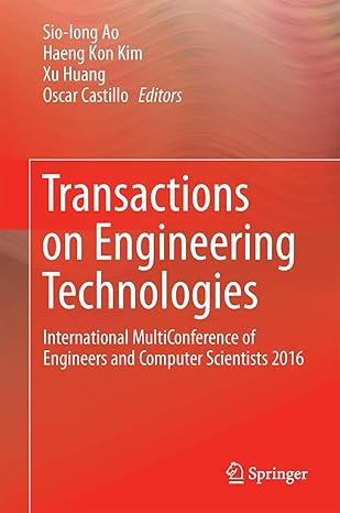 transactions on engineering technologies international multiconference of engineers and computer scientists