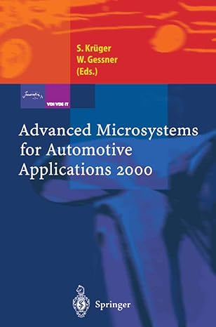 advanced microsystems for automotive applications 2000 1st edition sven kruger ,wolfgang gessner 3540670874