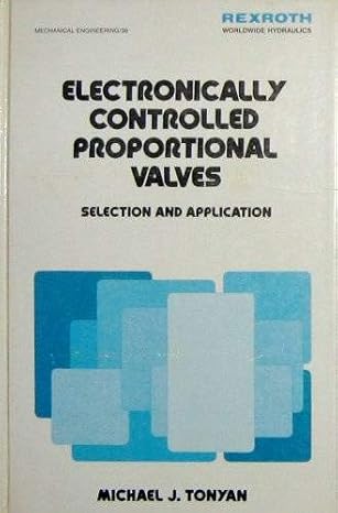 electronically controlled proportional valves 1st edition michael j tonyan 0824774310, 978-0824774318