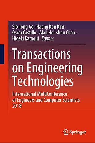 transactions on engineering technologies international multiconference of engineers and computer scientists