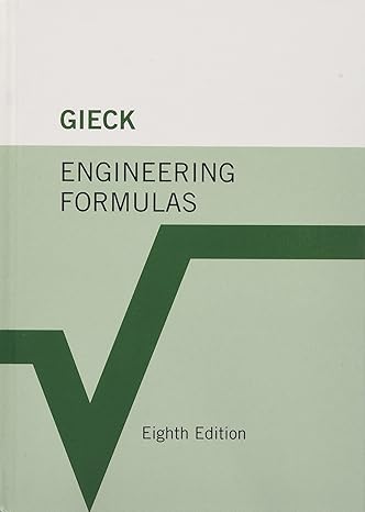 engineering formulas 8th edition kurt gieck ,reiner gieck 0071457747, 978-0071457743