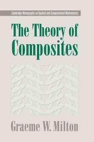 the theory of composites 1st edition graeme w milton 0521781256, 978-0521781251