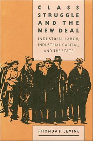 class struggle and the new deal industrial labor industrial capital and the state 1st edition rhonda f levine