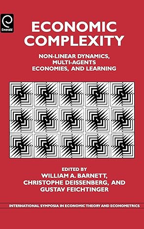 economic complexity non linear dynamics multi agents economies and learning 1st edition christophe