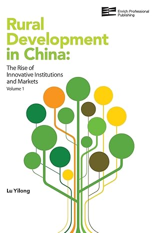 rural development in china the rise of innovative institutions and markets 1st edition enrich professional
