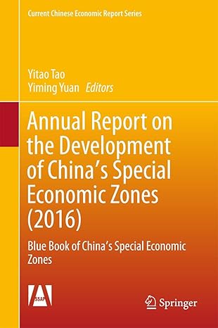 annual report on the development of chinas special economic zones blue book of chinas special economic zones