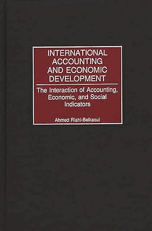 international accounting and economic development the interaction of accounting economic and social