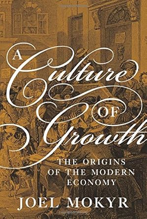 a culture of growth the origins of the modern economy 1st edition joel mokyr 0691168881, 978-0691168883