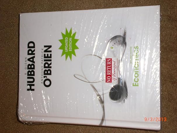 economics 2nd edition r glenn hubbard ,anthony patrick o'brien 013600332x, 978-0136003328