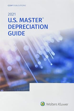 u s master depreciation guide 1st edition cch tax law editors 080805368x, 978-0808053682