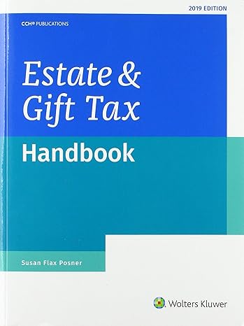 estate and gift tax handbook 1st edition susan flax posner 0808052462, 978-0808052463
