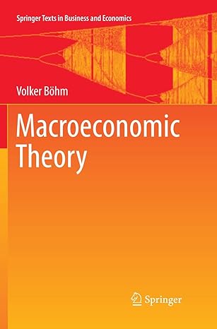 macroeconomic theory 1st edition volker bohm 3319867903, 978-3319867908