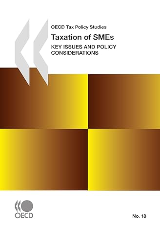 oecd tax policy studies taxation of smes key issues and policy considerations 1st edition oecd organisation