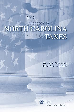 north carolina taxes guidebook to 1st edition william w nelson 0808027557, 978-0808027553