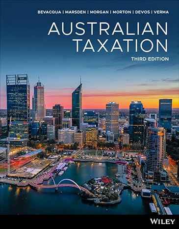 australian taxation 3rd edition john bevacqua ,stephen marsden ,annette morgan ,elizabeth morton ,ken devos