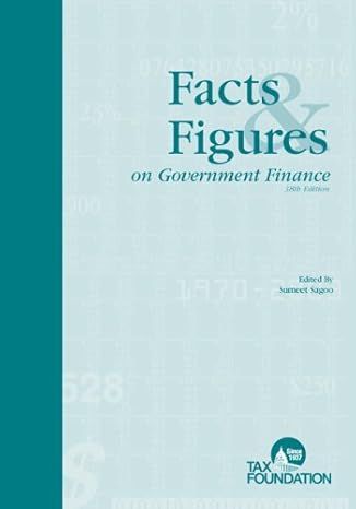 facts and figures on government finance 1st edition sumeet sagoo 1884096204, 978-1884096204