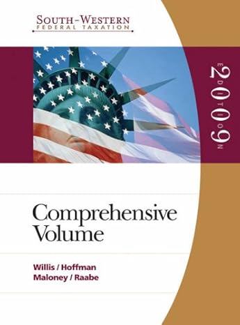 south western federal taxation 2009 comprehensive volume 3 book only 32nd edition eugene willis ,william h
