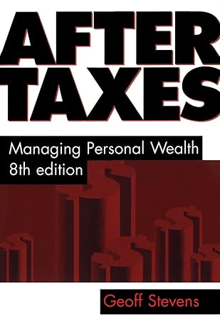 after taxes managing personal wealth 8th edition geoff stevens 0919614930, 978-0919614932