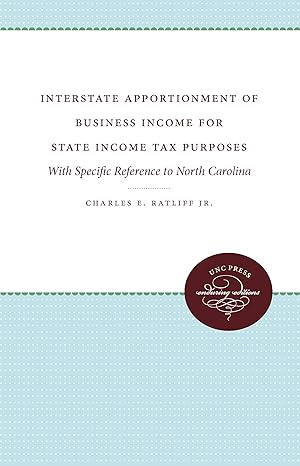 interstate apportionment of business income for state income tax purposes with specific reference to north