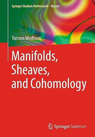 manifolds sheaves and cohomology 1st edition torsten wedhorn 3658106328, 978-3658106324