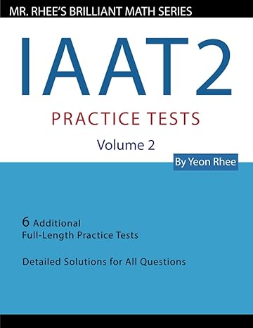 iaat2 practice tests 1st edition yeon rhee 1541393392, 978-1541393394