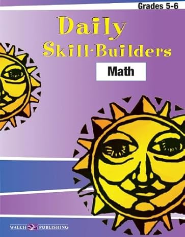daily skill builders for math 1st edition walch 0825147921, 978-0825147920