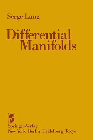 differential manifolds 2nd edition serge lang 0387961135, 978-0387961132