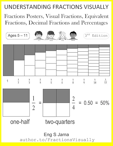 understanding fractions visually fractions charts visual fractions equivalent fractions decimal fractions and