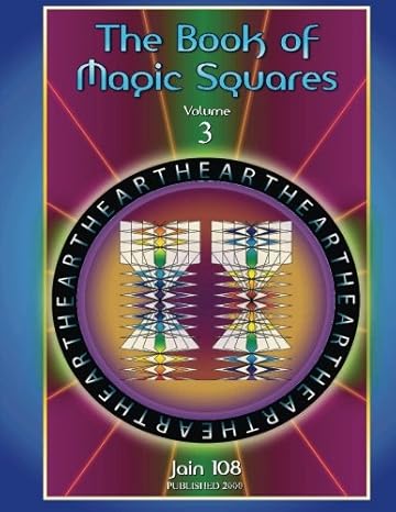 the book of magic squares 1st edition jain 108 0959418059, 978-0959418057