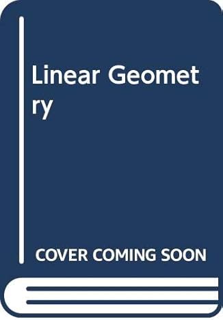 linear geometry 1st edition k w gruenberg 0442099649, 978-0442099640