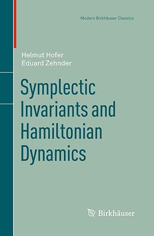 symplectic invariants and hamiltonian dynamics 1st edition helmut hofer ,eduard zehnder 3034801033,