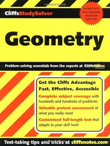 cliffsstudysolver geometry 1st edition david alan herzog b0045jk6ni