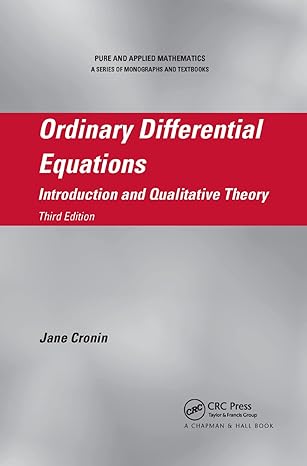ordinary differential equations introduction and qualitative theory 3rd edition jane cronin 0367387964,