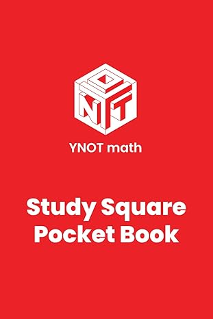ynot math study square pocket book 1st edition ynot math b0cnc8mz51, 979-8867061876