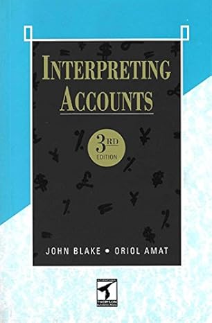 interpreting accounts 3rd edition john blake ,oriol amat 1861520220, 978-1861520227