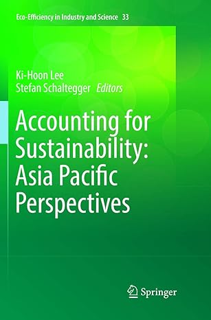 accounting for sustainability asia pacific perspectives 1st edition ki hoon lee ,stefan schaltegger