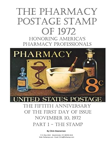the pharmacy postage stamp of 1972 honoring americas pharmacy professionals the fiftieth anniversary of the