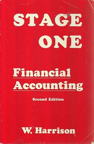 stage one financial accounting 2nd edition william harrison 0907135382, 978-0907135388