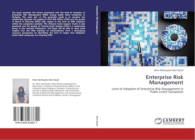 enterprise risk management level of adoption of enterprise risk management in public listed companies 1st