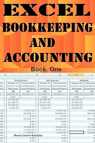 excel bookkeeping and accounting 1st edition moses carson bakaluba 1906380155, 978-1906380151