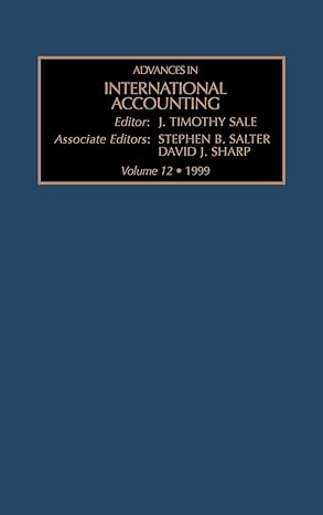 advances in international accounting 1st edition j t sale 0762305177, 978-0762305179