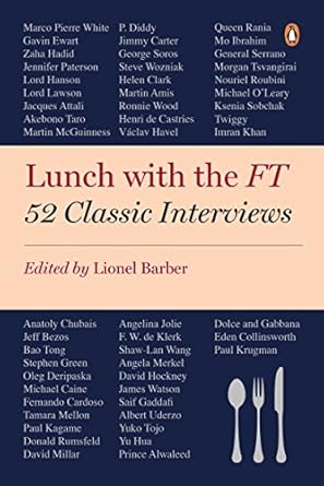 lunch with the ft 1st edition lionel barber 024123946x, 978-0241239469