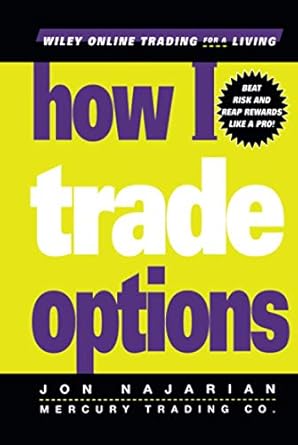 how i trade options 1st edition jon najarian 0471312789, 978-0471312789