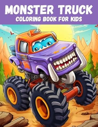 monster truck coloring book for kids enjoy coloring a big collection 1st edition kenia ramos b0cqhc7d35,