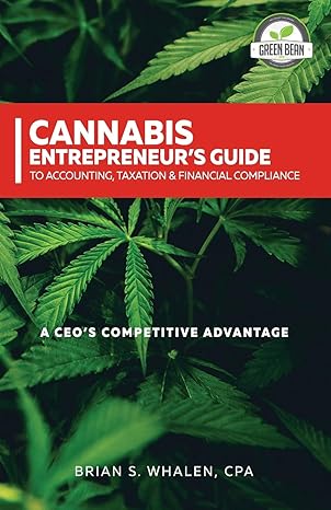 cannabis entrepreneurs guide to accounting taxation and financial compliance a ceos competitive advantage 1st