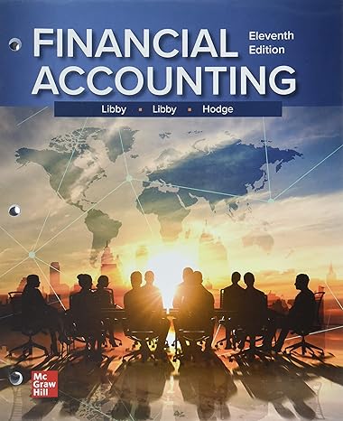 loose leaf for financial accounting 11th edition robert libby ,patricia libby ,frank hodge 1265718849,