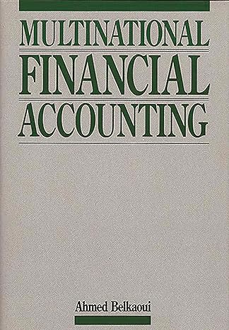multinational financial accounting 1st edition ahmed riahi belkaoui 0899306144, 978-0899306148