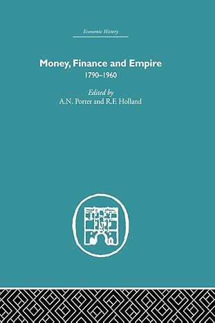 money finance and empire 1st edition a n porter 0415848997, 978-0415848992