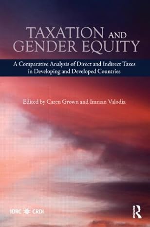 taxation and gender equity a comparative analysis of direct and indirect taxes in developing and developed